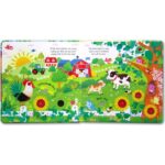 Carte senzoriala cu sunete, FARM SOUNDS, Usborne, + 6 luni - imagine 2