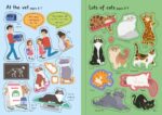 Carte cu stickere, LITTLE FIRST STICKERS CATS AND KITTENS, Usborne, + 3 ani - imagine 5