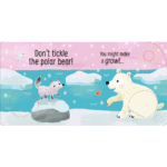 Carte senzoriala cu sunete DON'T TICKLE THE POLAR BEAR!, Usborne, + 6 luni - imagine 2