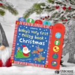 Carte senzoriala cu sunete, BVF NOISY BOOK CHRISTMAS, Usborne, + 0 luni - imagine 4