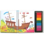 Carte cu activitati, FINGERPRINT ACTIVITIES UNDER THE SEA, Usborne, + 3 ani - imagine 2