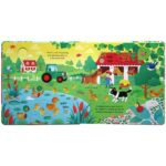 Carte senzoriala cu sunete, FARM SOUNDS, Usborne, + 6 luni - imagine 4