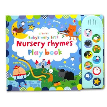 Carte senzoriala cu sunete, NURSERY RHYMES PLAYBOOK, Usborne