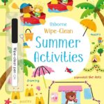 Carte WIPE-CLEAN SUMMER ACTIVITIES, Usborne, + 3 ani