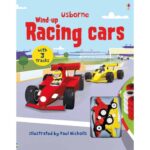 Carte cu jucarie, WIND UP RACING CARS, Usborne