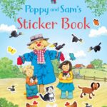 Carte cu stickere, FYT POPPY & SAM'S STICKER BOOK, Usborne, + 3 ani