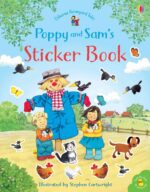 Carte cu stickere, FYT POPPY & SAM'S STICKER BOOK, Usborne, + 3 ani