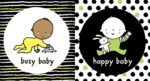 Carte pentru bebelusi, BLACK WHITE LITTLE LIBRARY, Usborne, + 0 luni - imagine 3