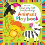 Carte senzoriala ANIMALS PLAY BOOK, Usborne, + 0 luni