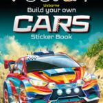 Carte cu stickere, BUILD YOUR OWN CARS STICKER, Usborne, + 3 ani
