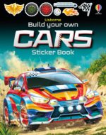 Carte cu stickere, BUILD YOUR OWN CARS STICKER, Usborne, + 3 ani
