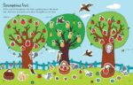 Carte cu stickere, FIRST STICKER BOOK GARDEN, Usborne, + 3 ani - imagine 3