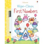 Carte scrie si sterge,  FIRST NUMBERS, Usborne, + 3 ani