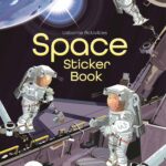 Carte cu stickere, SPACE STICKER BOOK, Usborne, + 3 ani