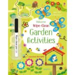 Carte WIPE CLEAN GARDEN ACTIVITIES, Usborne, + 3 ani