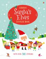 Carte cu stickere, SANTA'S ELVES STICKER BOOK, Usborne, + 3 ani
