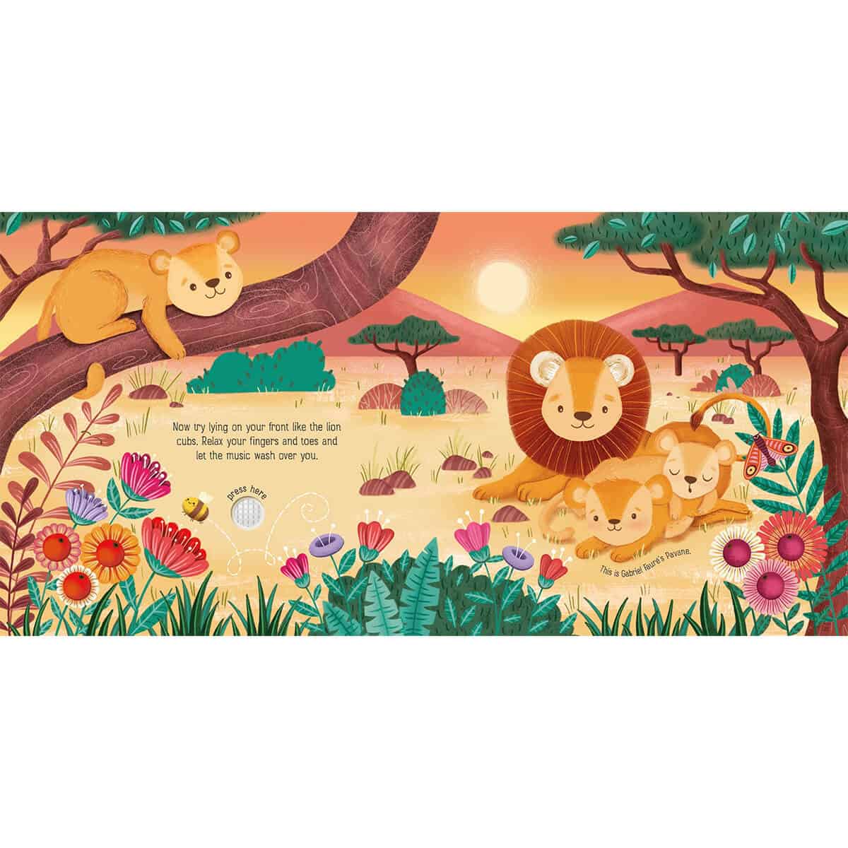 Carte muzicala, CALMING MUSIC BOOK, Usborne, + 6 luni - imagine 4