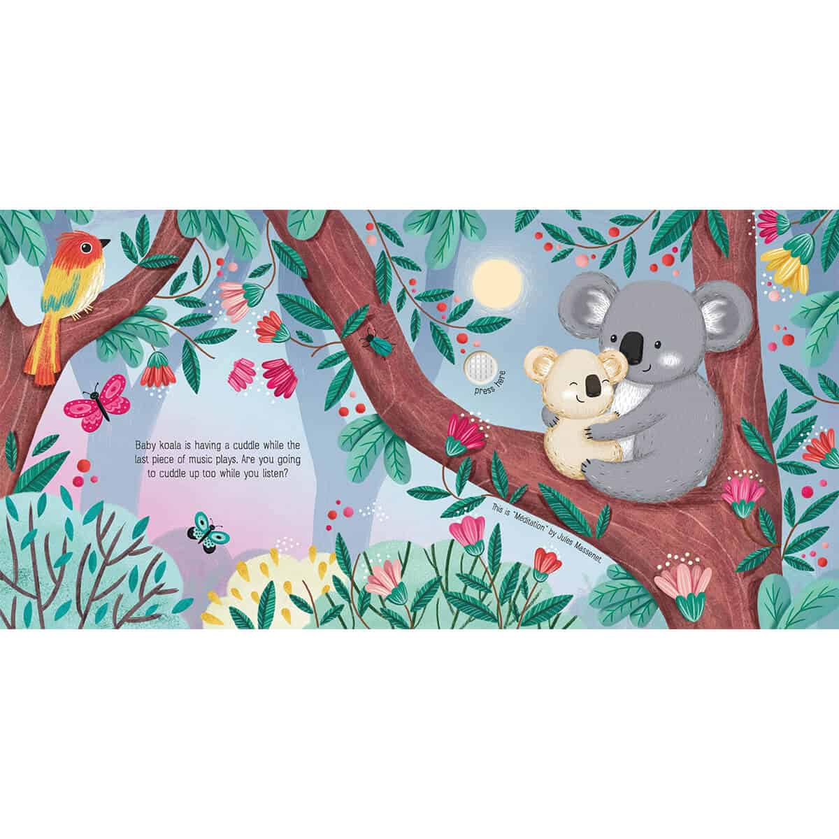 Carte muzicala, CALMING MUSIC BOOK, Usborne, + 6 luni - imagine 3