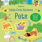 Carte cu stickere, LITTLE FIRST STICKERS PETS, Usborne