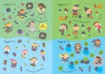 Carte cu stickere, LITTLE SPARKLY FAIRIES STICKER BOOK, Usborne, + 3 ani - imagine 3