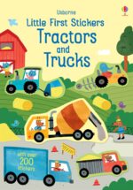 Carte cu stickere, LITTLE FIRST STICKERS TRACTORS AND TRUCKS, Usborne