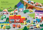 Carte cu stickere, LITTLE FIRST STICKERS TRACTORS AND TRUCKS, Usborne - imagine 3