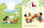 Carte cu activitati, POPPY AND SAM'S TELLING THE TIME BOOK, Usborne - imagine 3