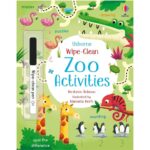 Carte WIPE-CLEAN ZOO ACTIVITIES, Usborne, + 3 ani