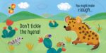 Carte senzoriala cu sunete, DON'T TICKLE THE MONKEY!, Usborne, + 6 luni - imagine 5