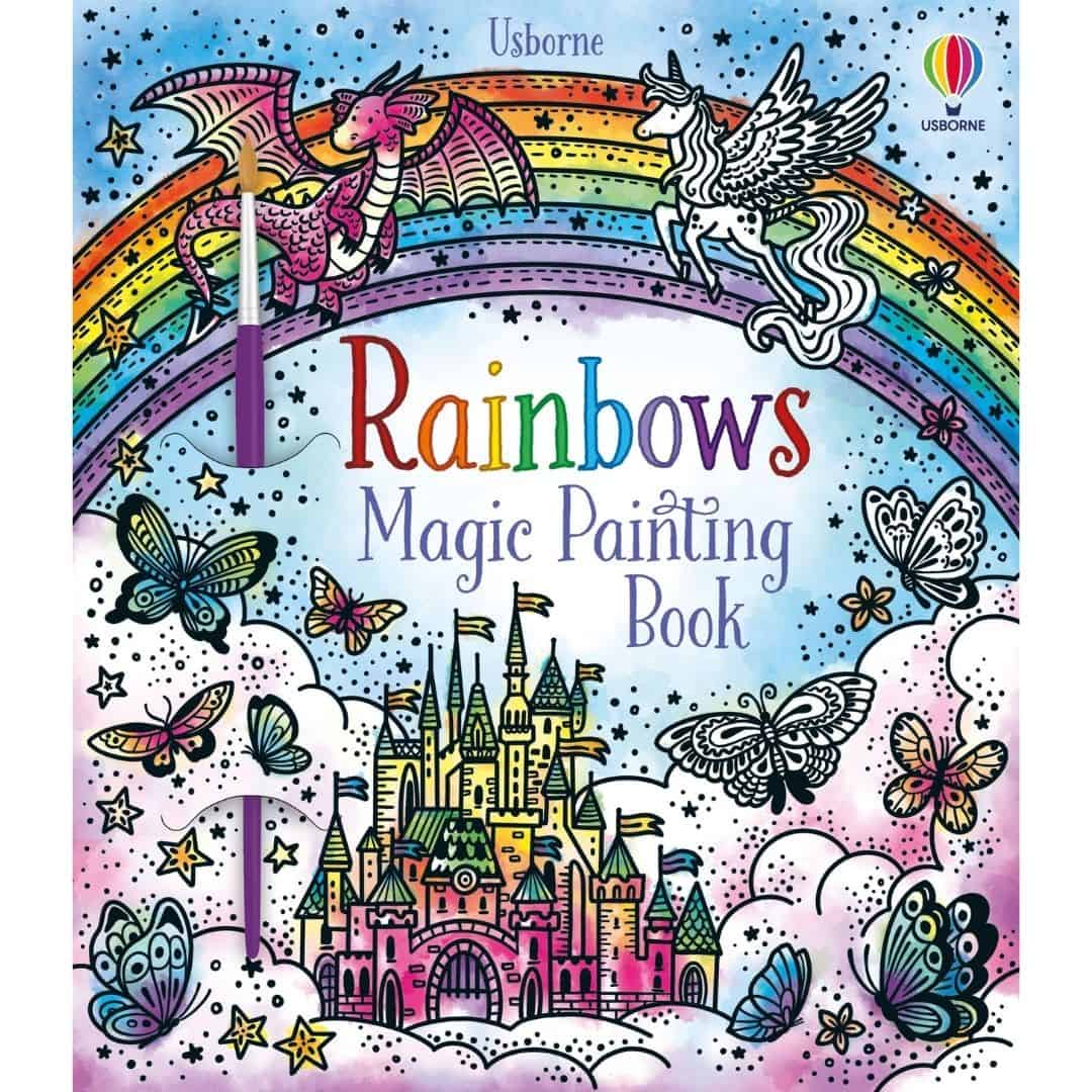 9781474992176.jpg Carte MAGIC PAINTING RAINBOWS, Usborne, + 3 ani - imagine 1