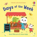 Little Board Book, DAYS OF THE WEEK LITTLE BOARD BOOK, Usborne,