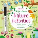 Carte WIPE-CLEAN NATURE ACTIVITIES, Usborne, + 3 ani