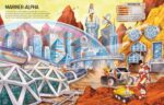 Carte cu stickere, BUILD YOUR OWN FUTURISTIC CITIES, Usborne, + 3 ani - imagine 3