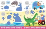 Carte cu stickere, FIRST STICKER BOOK ABC, Usborne, + 3 ani - imagine 2
