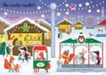 Carte cu stickere, SPARKLY WINTER STICKER BOOK, Usborne, + 3 ani - imagine 4