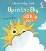 Carte cu clapete, UP IN THE SKY BIG FLAP BOOK, Usborne, + 0 luni