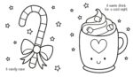 Carte de colorat  My Big Happy Christmas, Usborne , + 2 ani - imagine 3