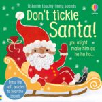 Carte senzoriala cu sunete, DON'T TICKLE SANTA!, Usborne, + 6 luni