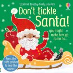 Carte senzoriala cu sunete, DON'T TICKLE SANTA!, Usborne, + 6 luni