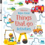 Carte WIPE-CLEAN THINGS THAT GO ACTIVITIES, Usborne, + 3 ani