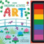 Carte de activitati, FINGERPRINT ACTIVITIES ART, Usborne, + 3 luni