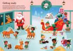 Carte cu stickere Sparkly Santa Sticker Book, Usborne, + 3 ani - imagine 2