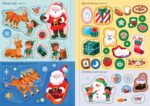 Carte cu stickere Sparkly Santa Sticker Book, Usborne, + 3 ani - imagine 5