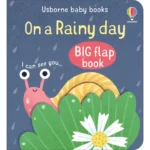 Carte cu clapete, ON A RAINY DAY BIG FLAP BOOK, Usborne, + 0 luni