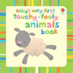 Carte senzoriala TOUCHY-FEELY ANIMALS BK, Usborne, + 0 luni