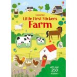 Carte cu stickere, LITTLE FIRST STICKERS FARM, Usborne