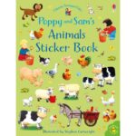 Carte cu stickere, POPPY AND SAMS ANIMALS STICKER BOOK, Usborne
