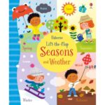 Carte cu clapete, LTF SEASONS AND WEATHER, Usborne, + 6 luni