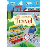 Carte cu stickere, LITTLE FIRST STICKERS TRAVEL, Usborne