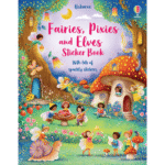Carte cu stickere, FAIRIES, PIXIES AND ELVES STICKER BOOK, Usborne, + 3 ani